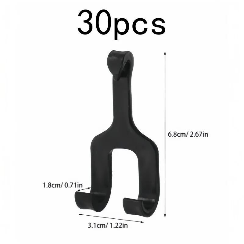 Melon Support Hooks 30 pcs, Easy to Install, Sturdy Hold for Watermelon and Cantaloupe on Trellis, Reusable
