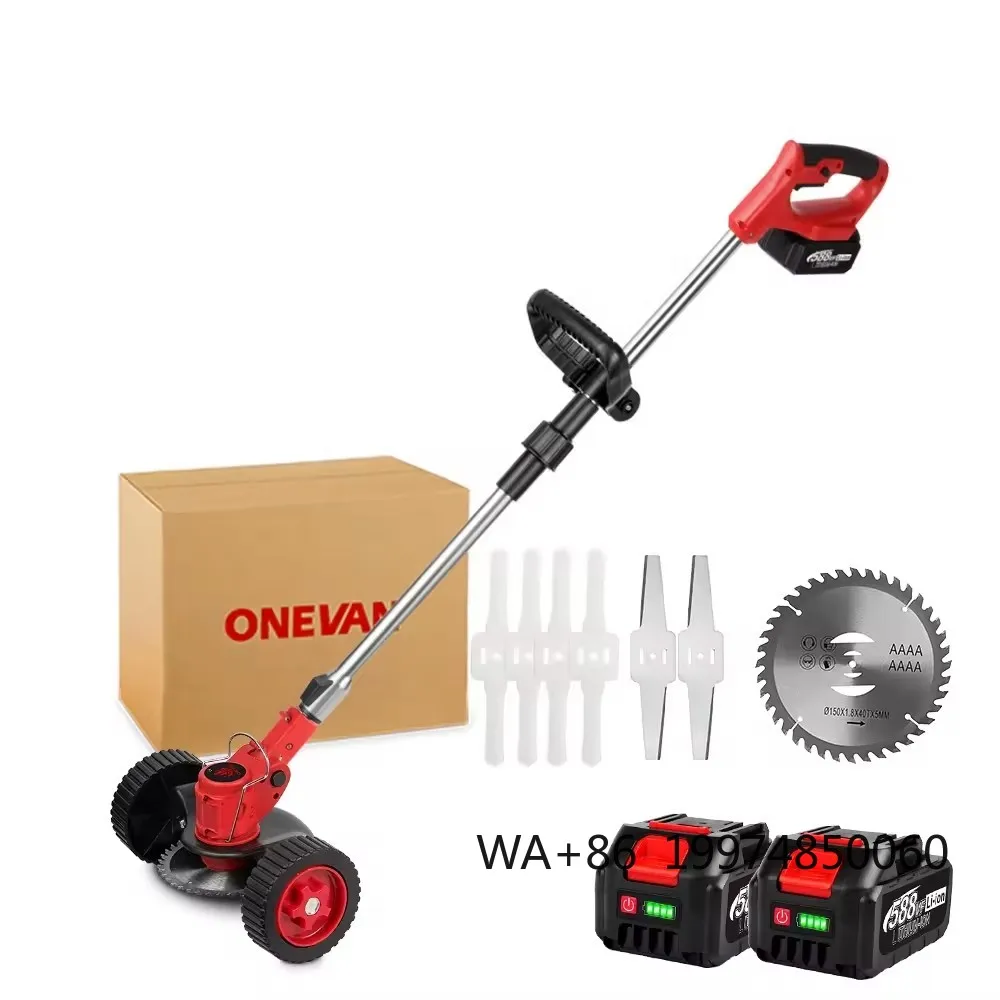

Portable 21V High-Power Lithium Battery Electric Lawn Mower with Long Endurance 173cc Engine for DIY Grass Box Cutting Feature