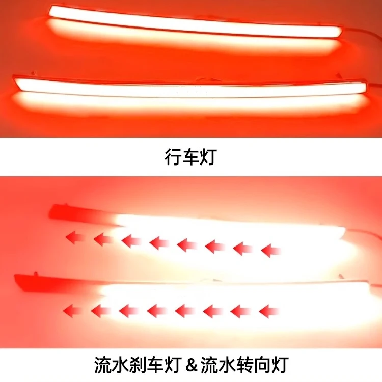 لفورد كوغا الهروب 2017-2024 تعديل من خلال مصباح الخلفي مركز سيارة ضوء الجمعية الخلفية الجذع مصباح ضوء الفرامل بدوره إشارة #4