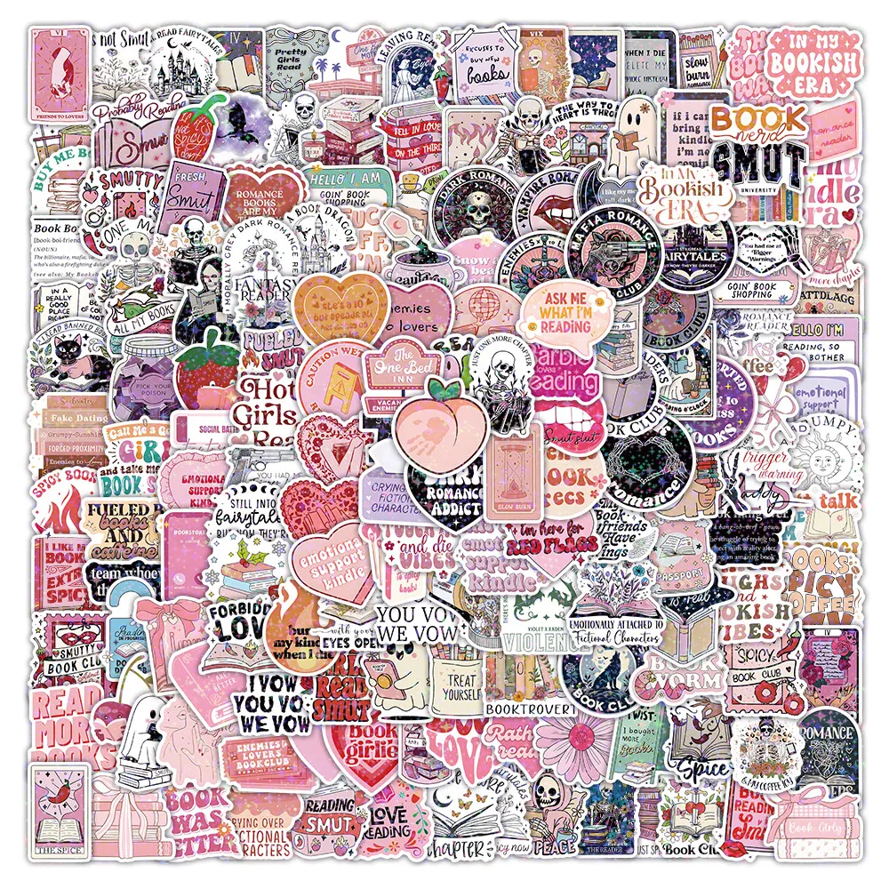 

210PCS Classic Fun Reading Stickers - Ideal for Notebook, Scrapbook & Creative Decor RecordingYourLife Store