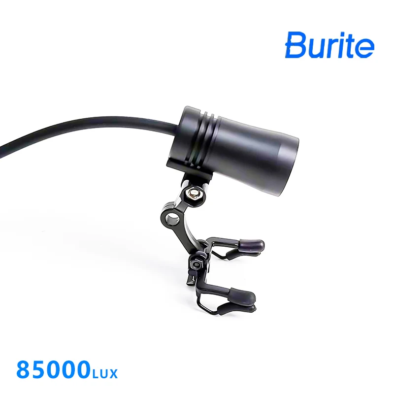 Berite 3W Headlight Belt Clip Type Headlamp with Optical Filter for Dental Loupes Lab Medical Magnifier Magnification Binocular