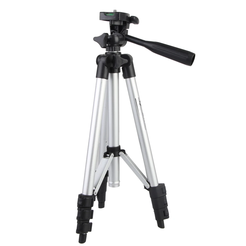 Universal Camera Mount Tripod Stand Lightweight 42.5in Video Filming Table Stand Heavy Duty Adjustable for Camera and Phone