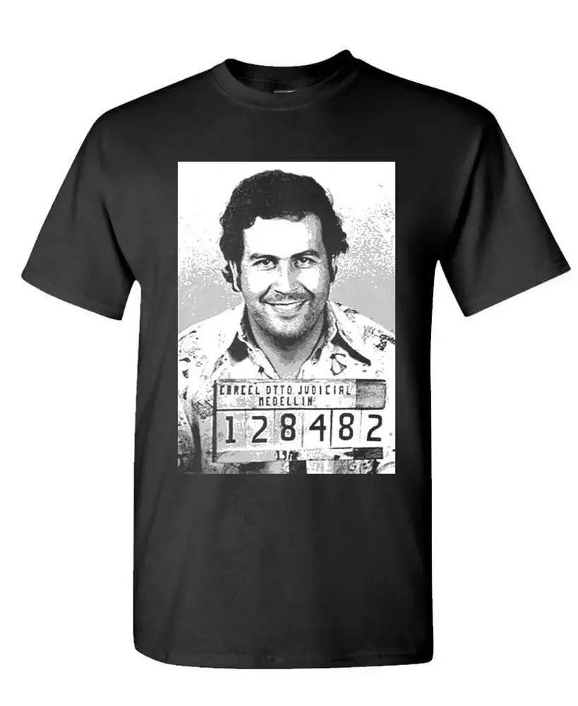 

PABLO ESCOBAR Unisex Graphic T Shirts Men Clothing New in Tops & Tees Cotton Women Printed T-shirt Y2K Clothes Cute Funny Tshirt