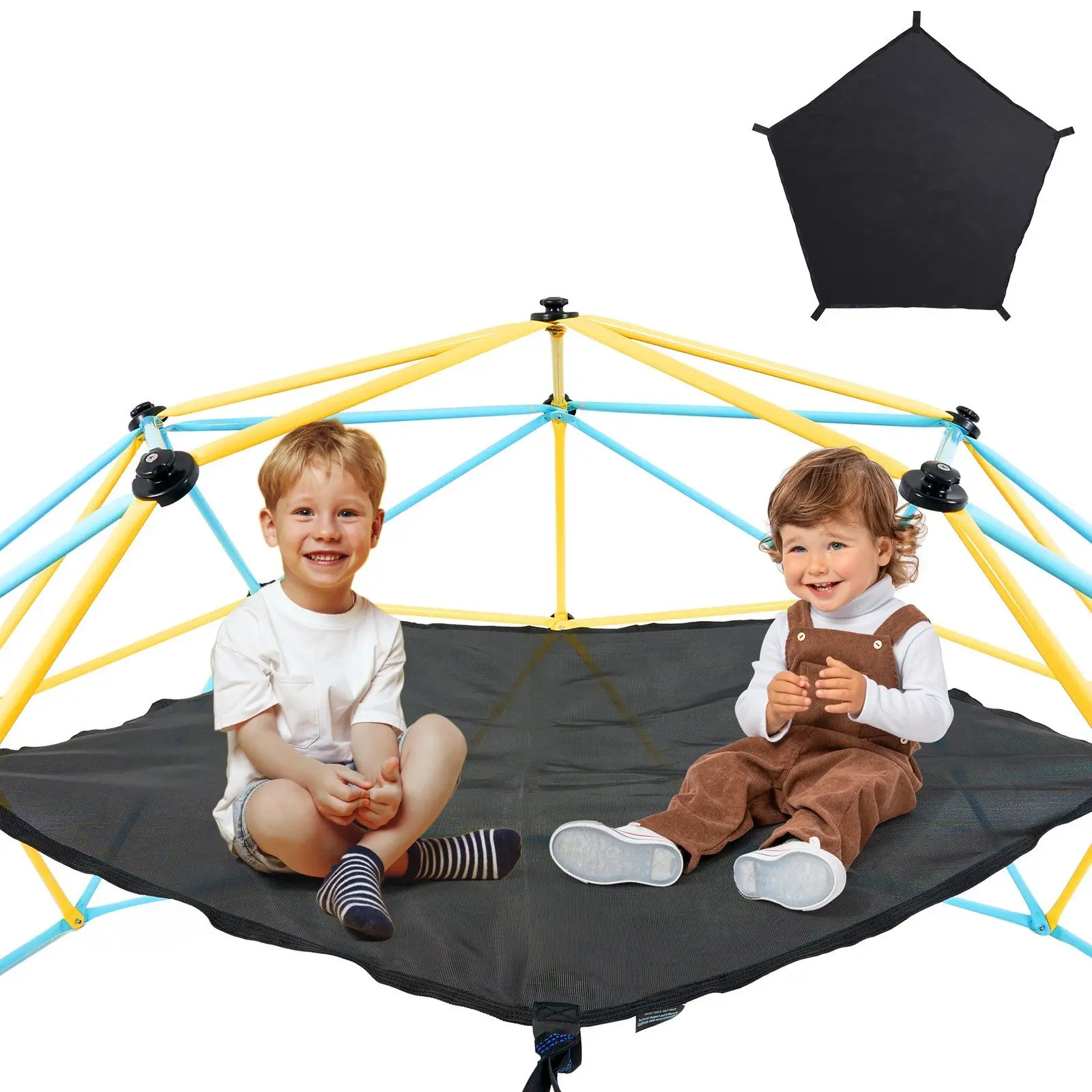 Dome Climber Hammock, Pentagon Jungle Gym Hammock for Outdoor, Accessory for Climbing Dome, (Hammock Only)