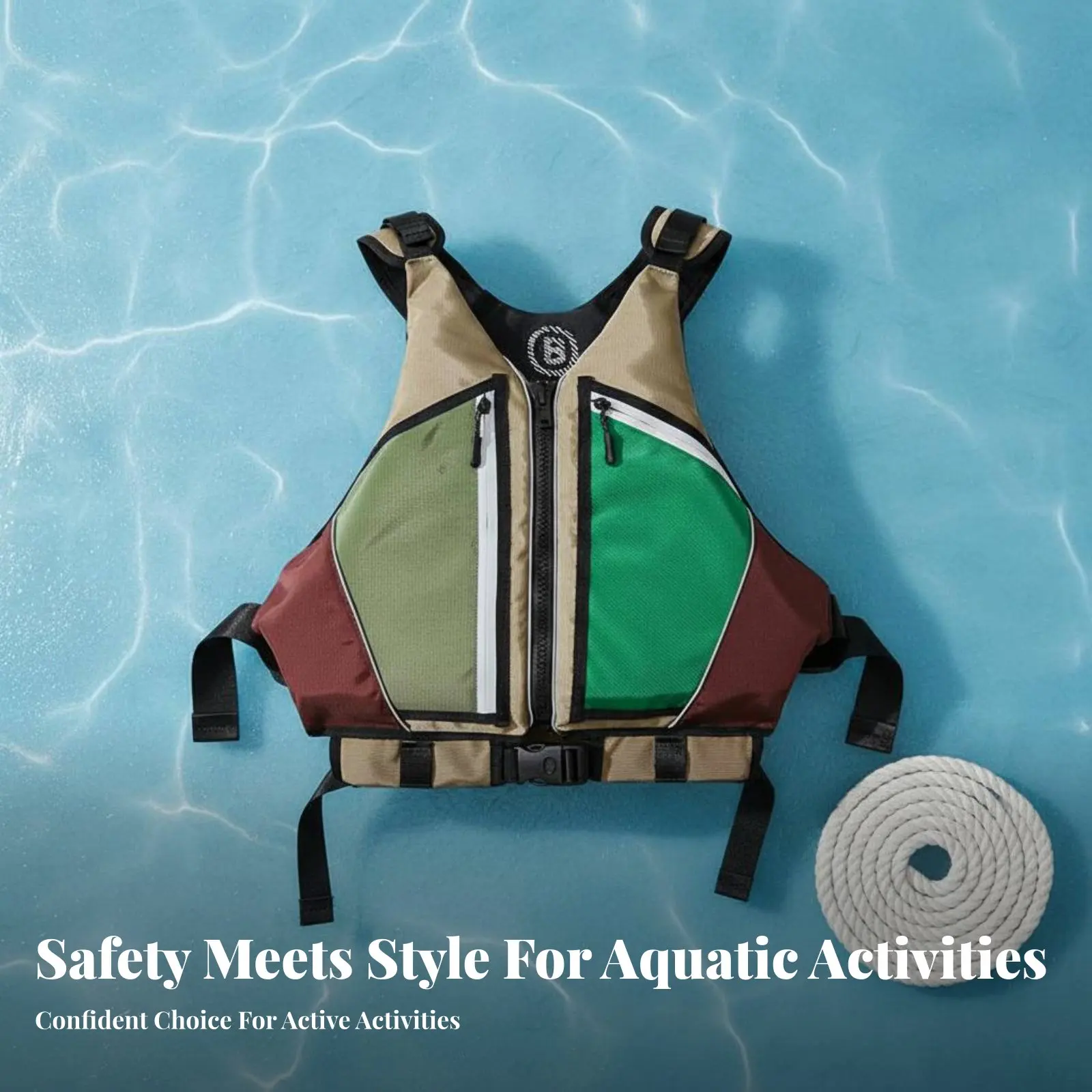 

Легкий спасательный жилет для взрослых, регулируемый по размеру, для водных видов спорта, средство для обеспечения плавучести.