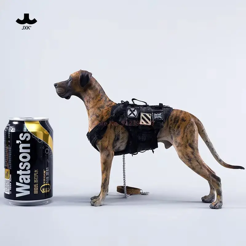 JXK1/6 Great Dane Model Simulation Animal Puppy Peripheral Statue GK Figure Resin Ornament Toy Crafts