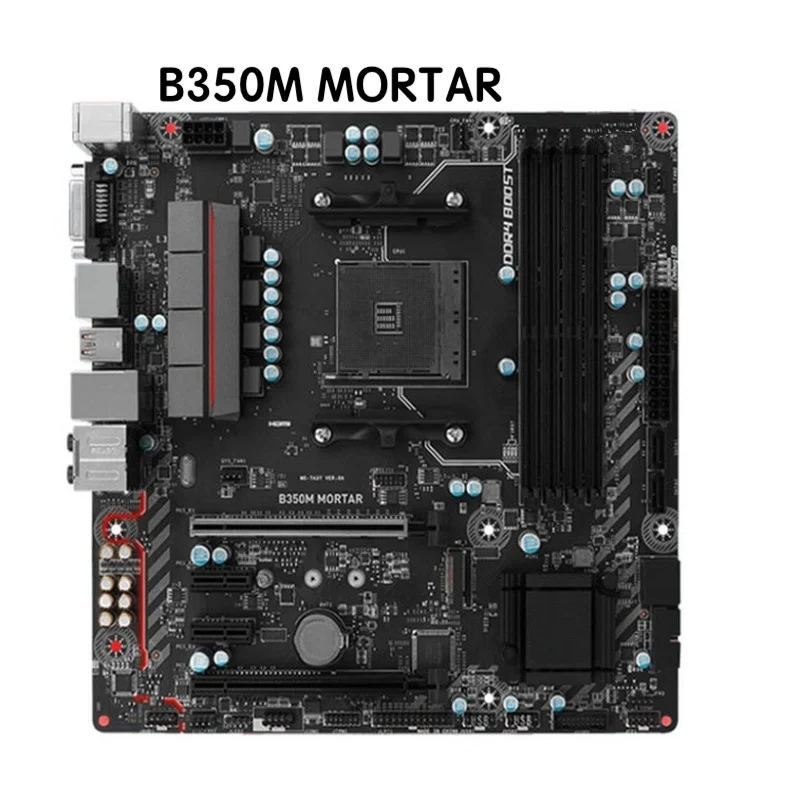 

For MSI B350M MORTAR Motherboard AM4 DDR4 Mainboard 100% Tested OK Fully Work Free Shipping