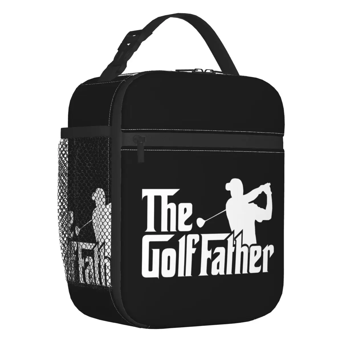 The Golf Father Insulated Lunch Tote Bag for Women Golfer Gift Resuable Thermal Cooler Bento Box Kids School Children