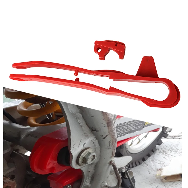 

Пластиковый слайдер направляющей цепи мотоцикла для HONDA CRF150F CRF230F CRF 150F 230F 150 230 F 2003 2004 2005 2006-2019, клеевая звездочка