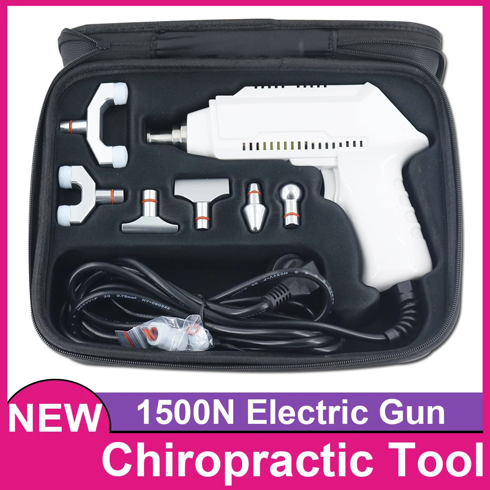 

1500N Professional Chiropractic Adjusting Tool Adjustable Physical Body Relax Home Use Electric Massager For Spinal Correction