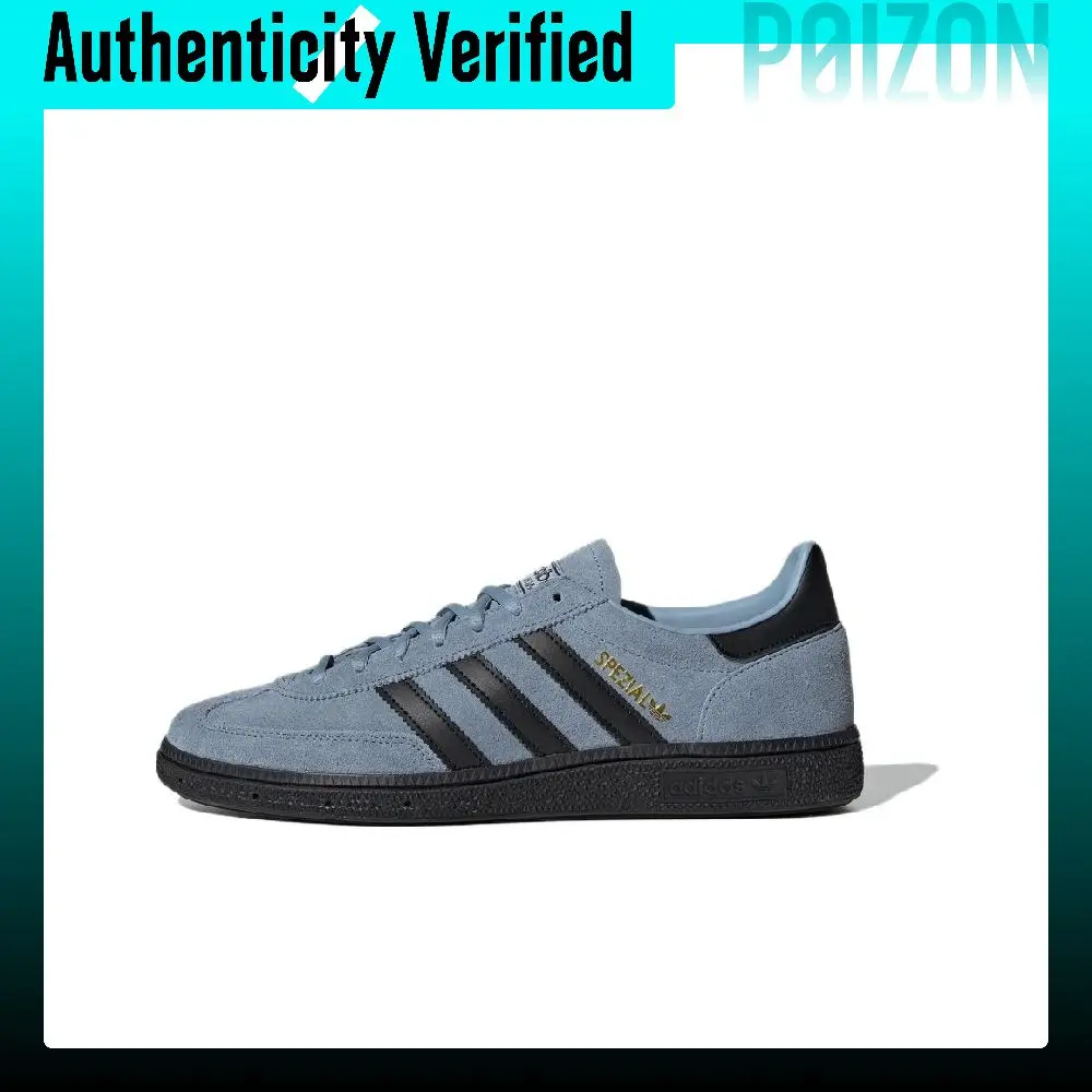 Adidas Originals HANDBALL SPEZIAL Low top Skateboard Shoes Unisex Blue Black JR3668