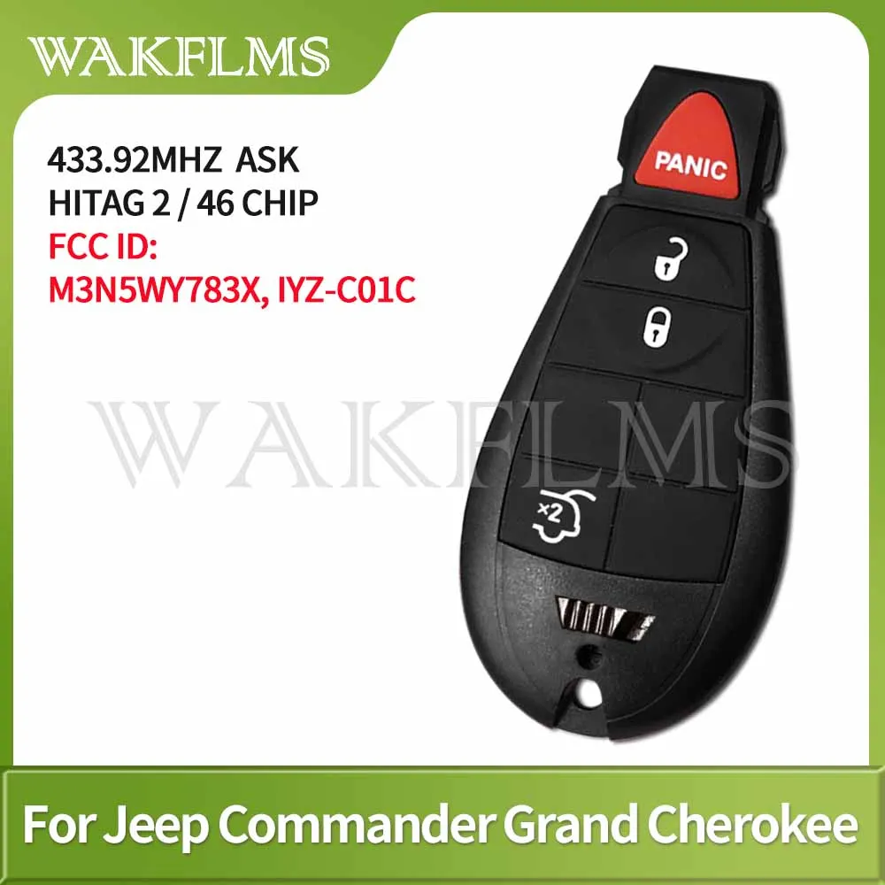 Panic Button Car Key for Jeeps: What You Need to Know Before Buying the 4-Button 433MHz Fobik Remote