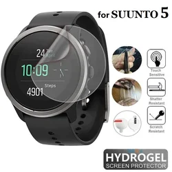 Protector de pantalla de hidrogel para reloj inteligente Suunto 5, película protectora suave transparente HD para Suunto 5 Peak, 10 piezas