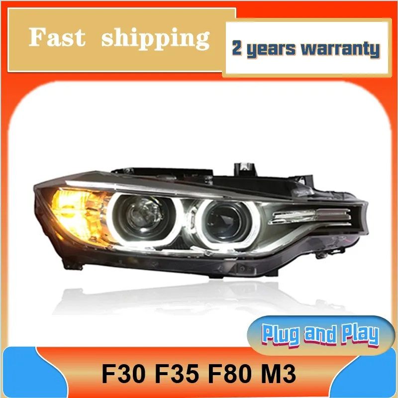 

Car Accessories for BMW F30 Headlamp 2013-2018 F80 Headlight F35 M3 320i 325i DRL Turn Signal Low High Beam Projector Lens