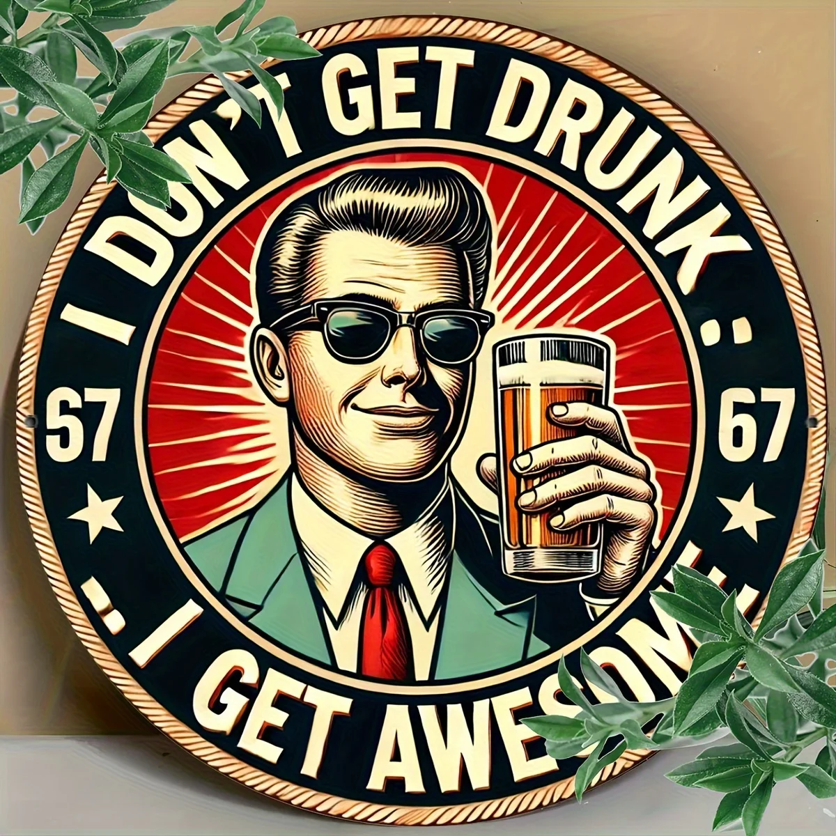 I Don't Get Drunk, I Get Aweso - Home Bar And Kitchen 评论和价格