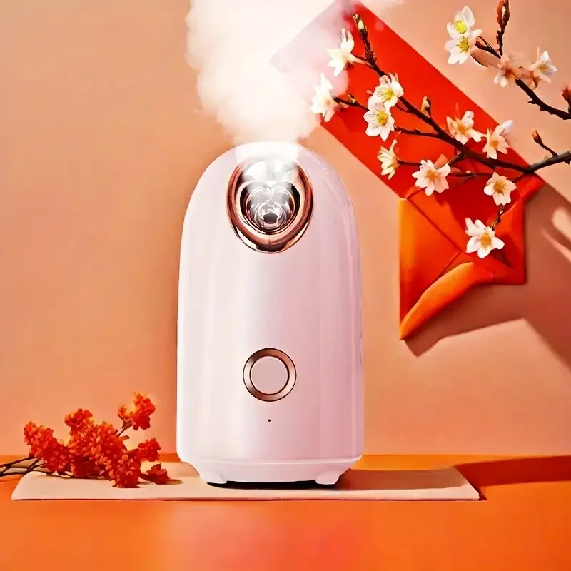 

Portable Facial Steamer Machine for Unclogging Pores with Adjustable Mist Humidifier Home Sauna Kit Deep Cleaning Unclogs Pores
