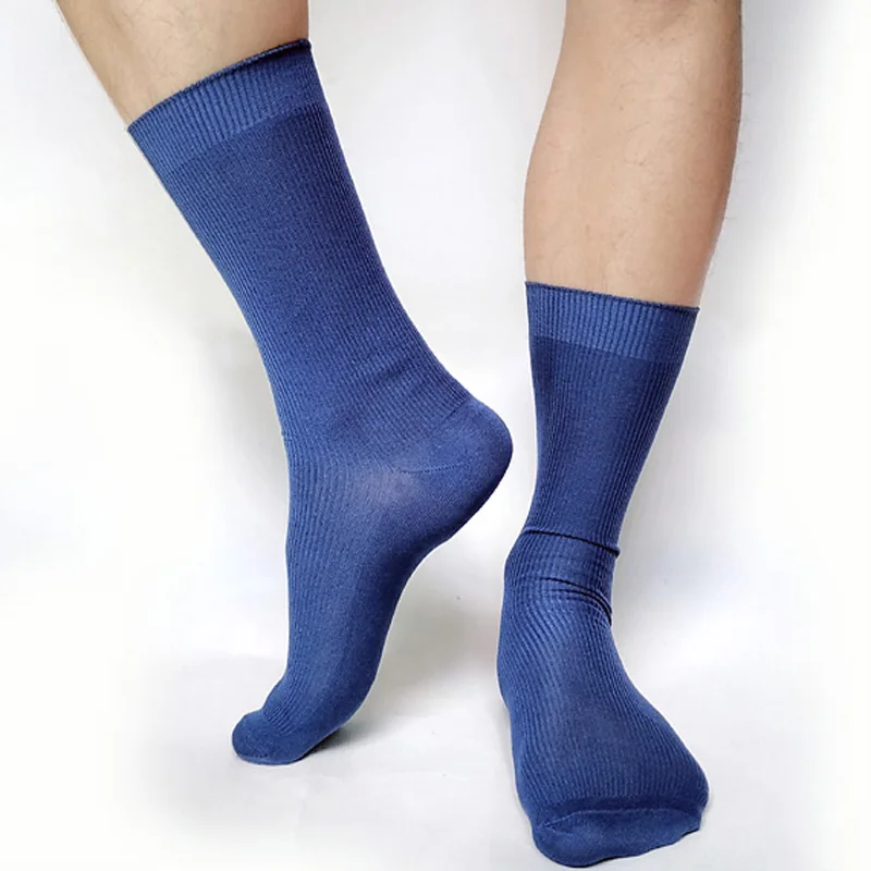 Effen gestreepte sokken voor mannen Zakelijke sokken Formele fetishcollectie Rokkostuumsokken Sexy homo-podiumkousen