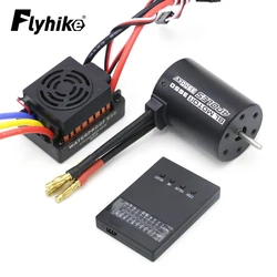 Impermeável RC Car Brushless Motor, Caminhão de controle remoto, 3650, 3900KV, 60A, ESC Programador para 1/10, Nova atualização