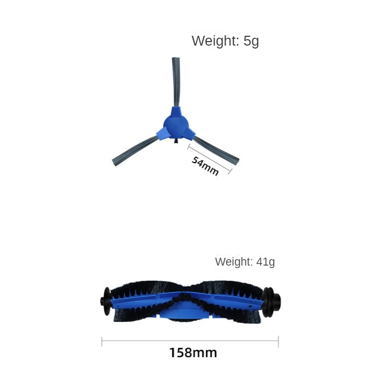 Cepillo de rodillo principal y cepillo lateral para Cecotec Conga 2290, piezas de repuesto para Robot aspirador, promoción