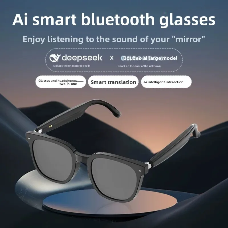 JZD-1009 Smart Bluetooth Outdoor Sunglasses Wireless Multifunctional Cycling Blue Light Blocking Driving Communication Glasses