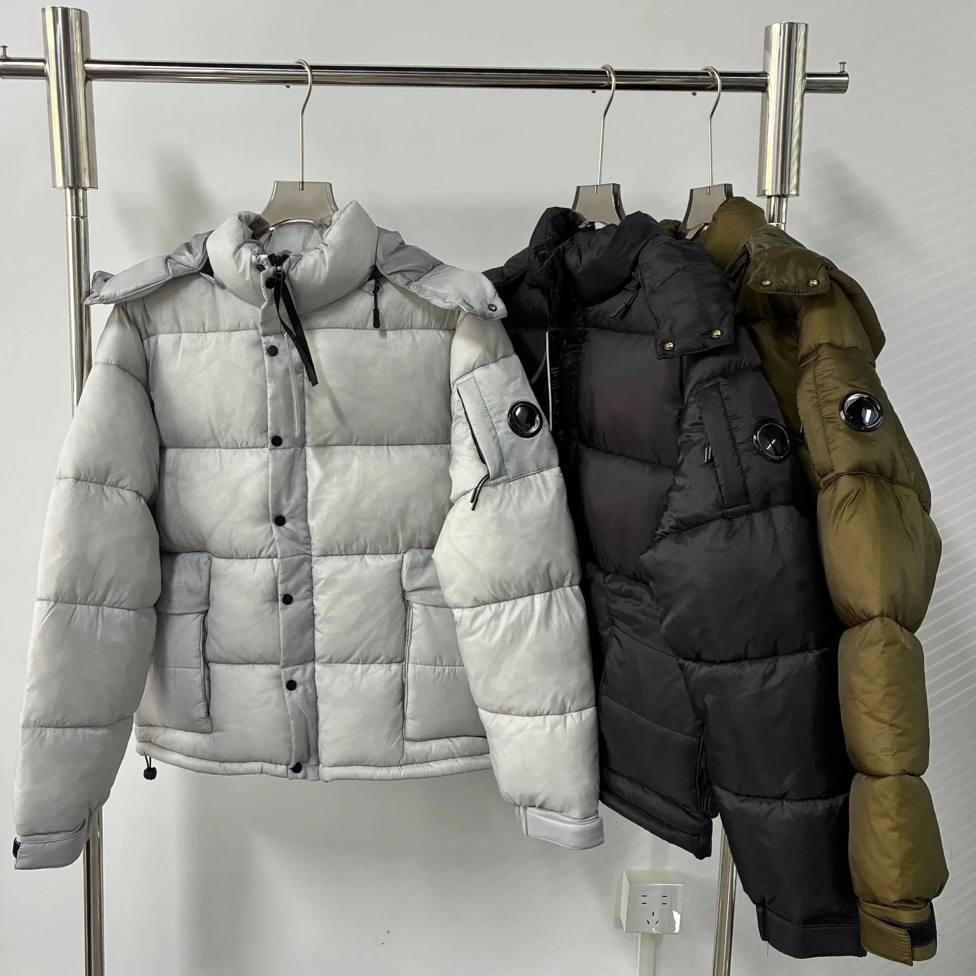 Classic Detachable Hood Cotton Jacket Functional Style High Street Warmth Zipper Polyester Fiber Youth Casual Length Regular