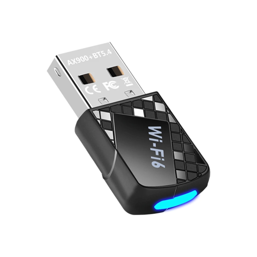 

AX900 USB WiFi 6 Bluetooth 5.4 Адаптер 2в1 Dongle двухдиапазонный сетевой беспроводной приемник 2,4G и 5 ГГц ДРАЙВЕР БЕСПЛАТНО для Windows 10/11