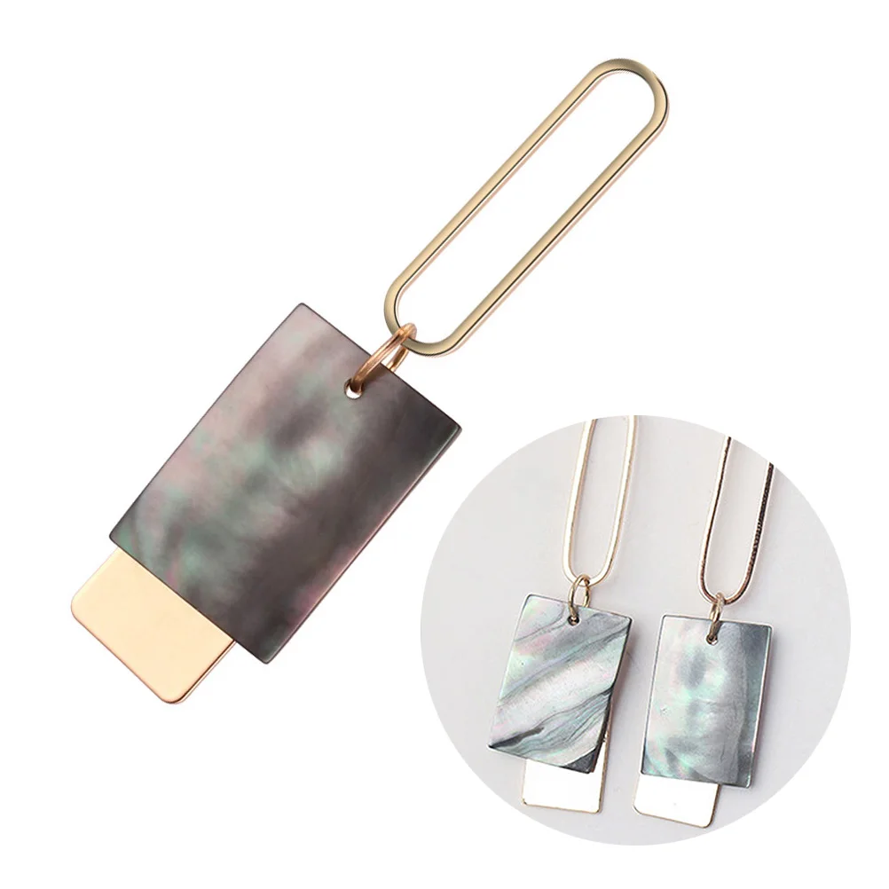 

Seashell Geometric Earrings Creative Exaggerated Fashion Dangler Meticulous Cut