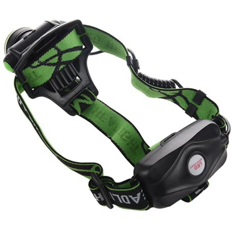 Lampada da testa meccanica dimmerabile A26I-LED T6 Lampada da pesca all'aperto con illuminazione ricaricabile a luce forte