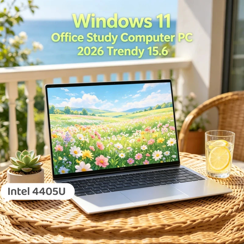 

Eye-catching Original 15.6" Laptop 120Hz Ultra-clear FHD IPS Screen Intel 4405U 5000mAh 32GB/2TB SSD Backlit Keyboard