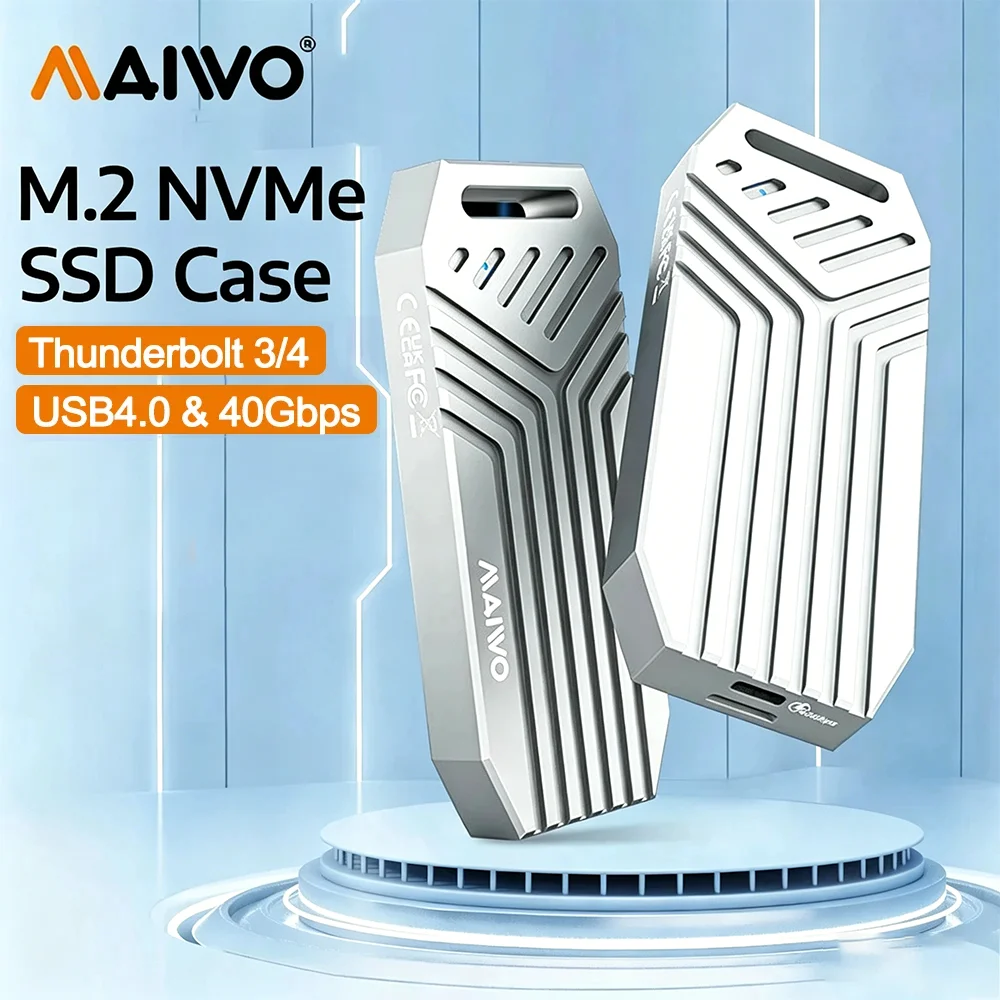 maiwo-40gbps-m2-nvme-ssd-caja-usb4-tipo-c-a-2280-nvme-adaptador-compatible-con-herramienta-thunderbolt3-4-caja-de-aluminio-de-8tb-de-capacidad-gratis