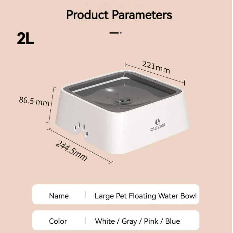 Pet Water Bowl Anti-spill Floating Lick Activated Water Dispenser Portable Car Travel Water Dispenser for Cats Dogs Pet Supplies view 4