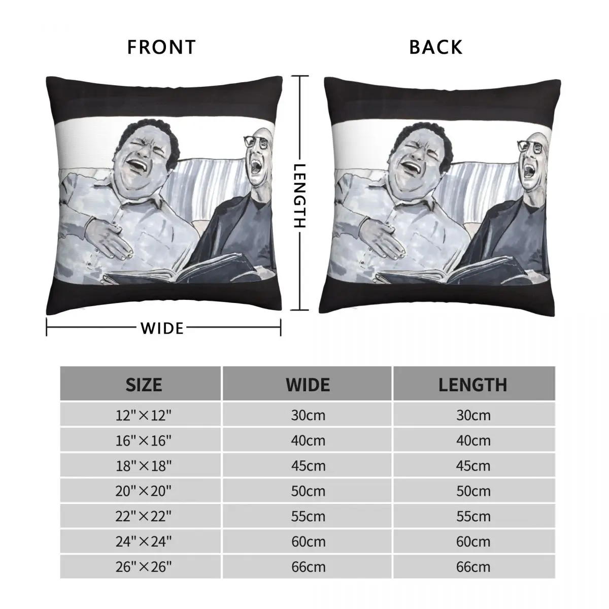 Curb Your Enthusiasm Square Pillowcase Polyester Linen Velvet Printed Zip Decor Pillow Case Sofa Seater Cushion Cover