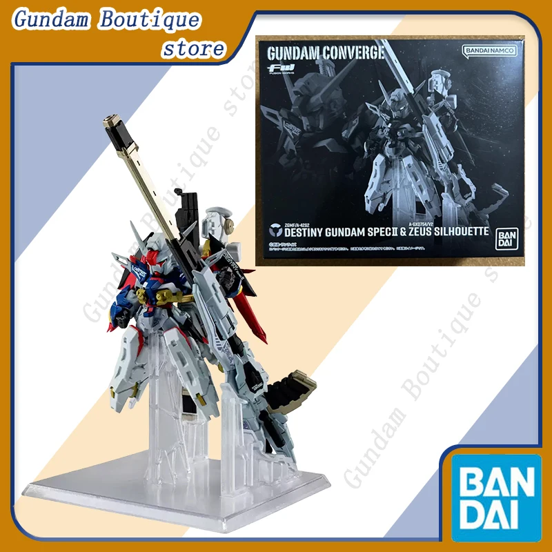 

Оригинальная фигурка Bandai Shokugan FW CONVERGE DESTINY GUNDAM SPECII & ZEUS SILHOUETTE, аниме-фигурка, модель, игрушка, подарок для детей, мальчиков