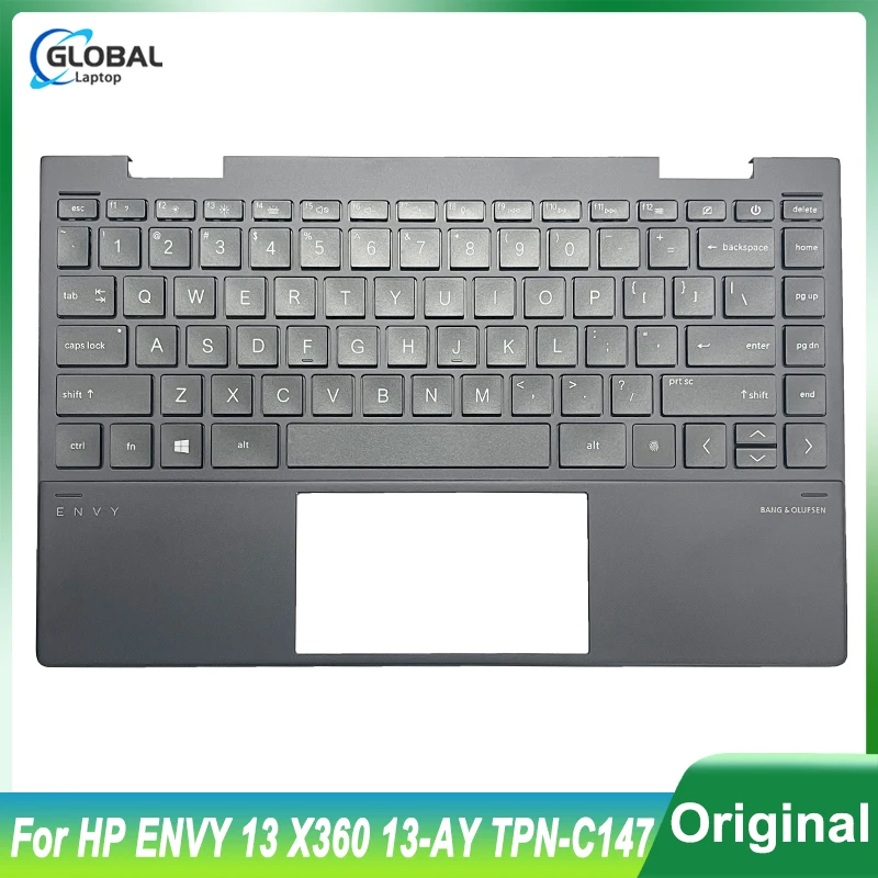 teclado original dos eua para hp palmrest laptop tampa superior substituicao de habitacao superior invy 13 x360 13 ay tpn c147 l94518001 novo 01