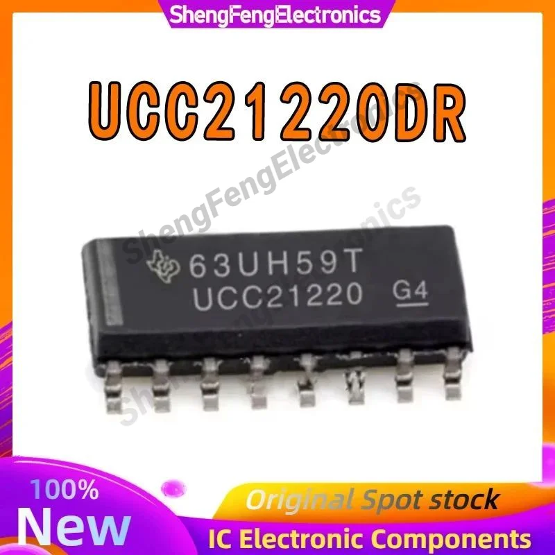 

5 шт. UCC21220DR UCC21220D UCC21220 21220 DGTL ISO 3KV 2CH GATE DVR 16SOIC чип