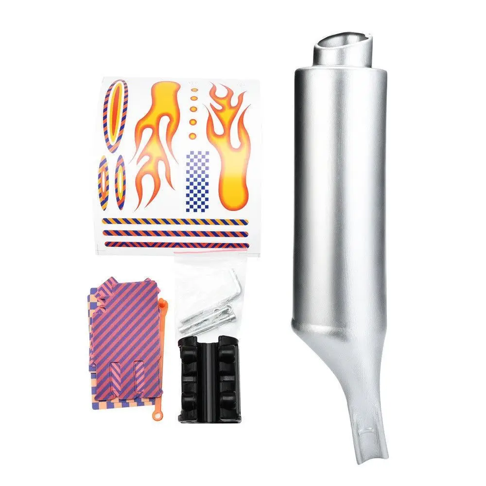 Sound Wild Bicycle Exhaust Pipe Motorcycle Effects Sound Simulator Bike Tools Turbine 6 Different Turbo Plastic