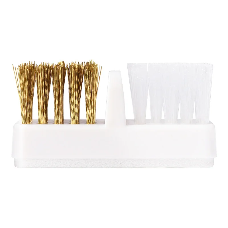 رأس طلاء الأظافر B1-سهل الاستخدام، مراوح التنظيف، معزز بقايا الغبار، أداة تنظيف مزيل الأظافر الصلبة برأس مزدوج #5