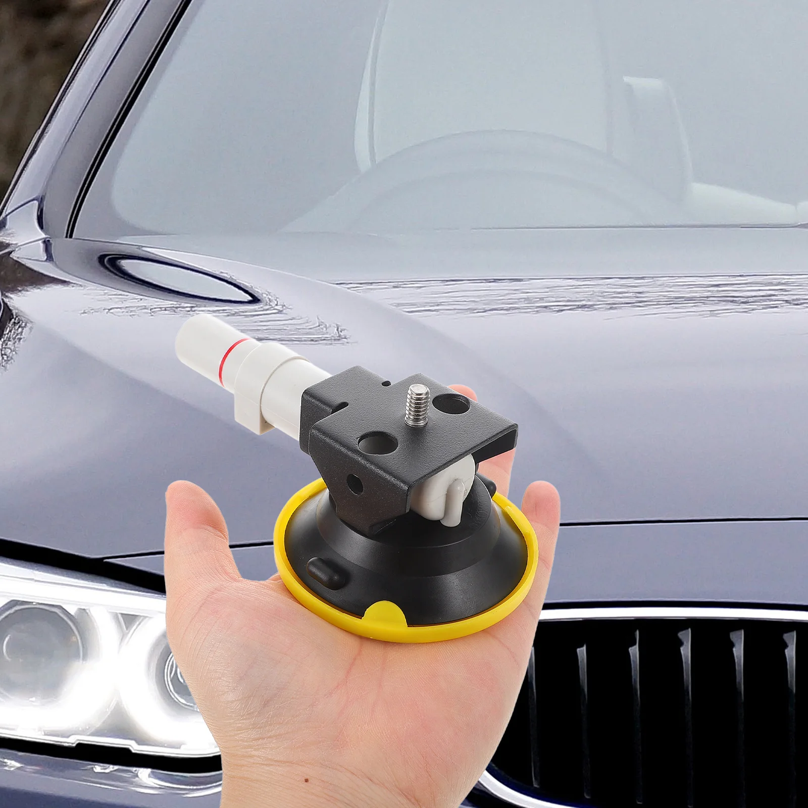 

Car Dent Removal Tool 3 Inch Heavy Duty Suction Cup with Camera Mount Hand Pump Vacuum Lift for Auto Body Repair Kit