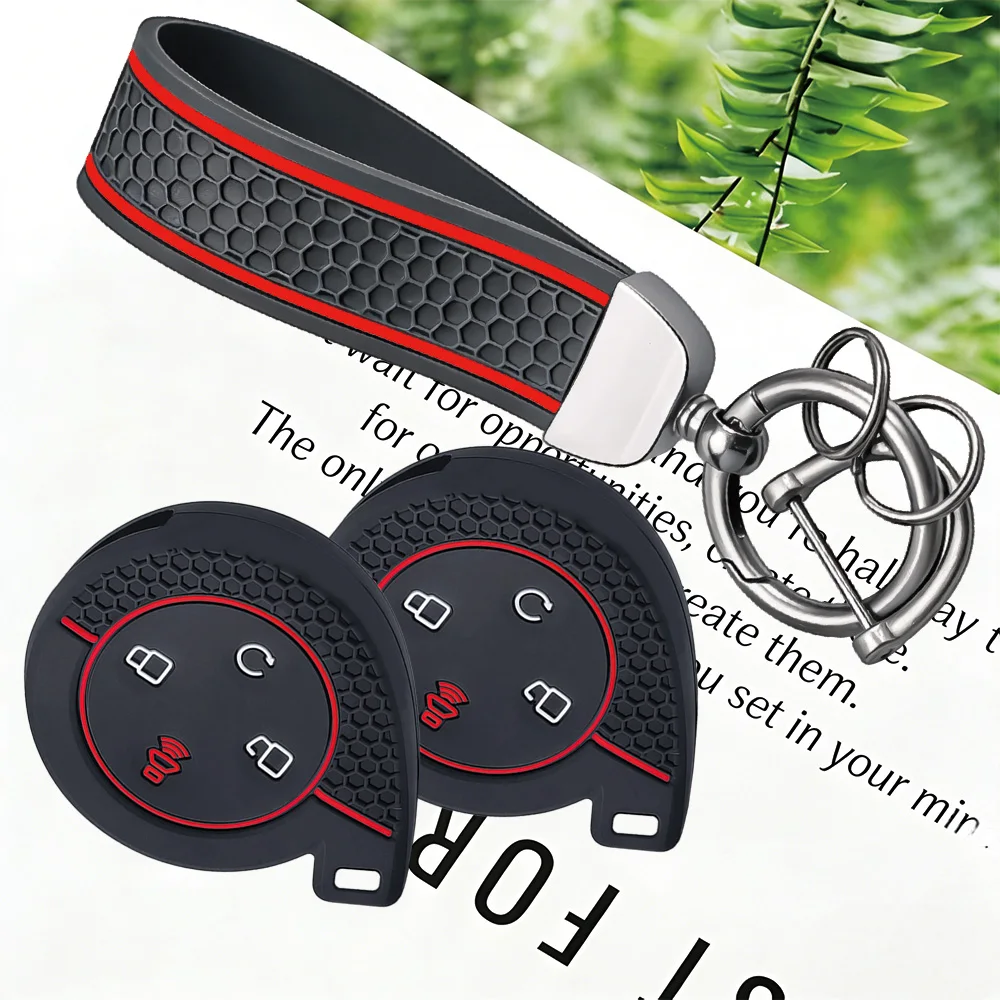 Silicone Car Remote Cover for Great Wall Mountains Seas POER Truck GWM P Series Pickup GWM Cannon Alpha‌‌ Rubber Case Keychain