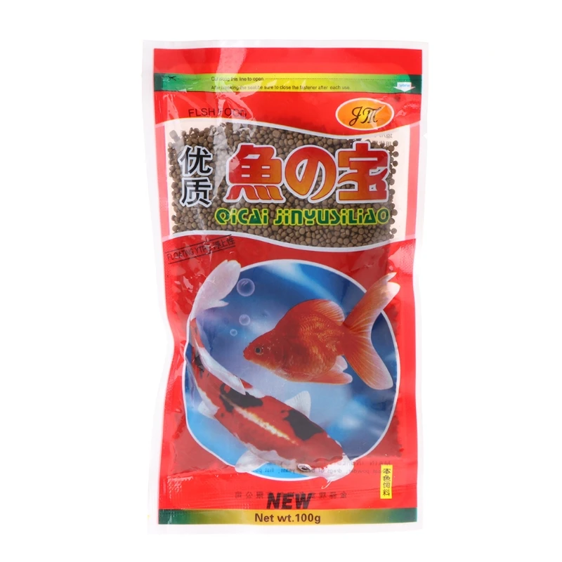 3/1 Stück Yu Zhi Bao Hochwertiges Goldfischfutter 100g - Nahrhaftes Fischfutter für Goldfische & Koi, Neue Verpackung Aquarium-Fischzubehör – Detail 2