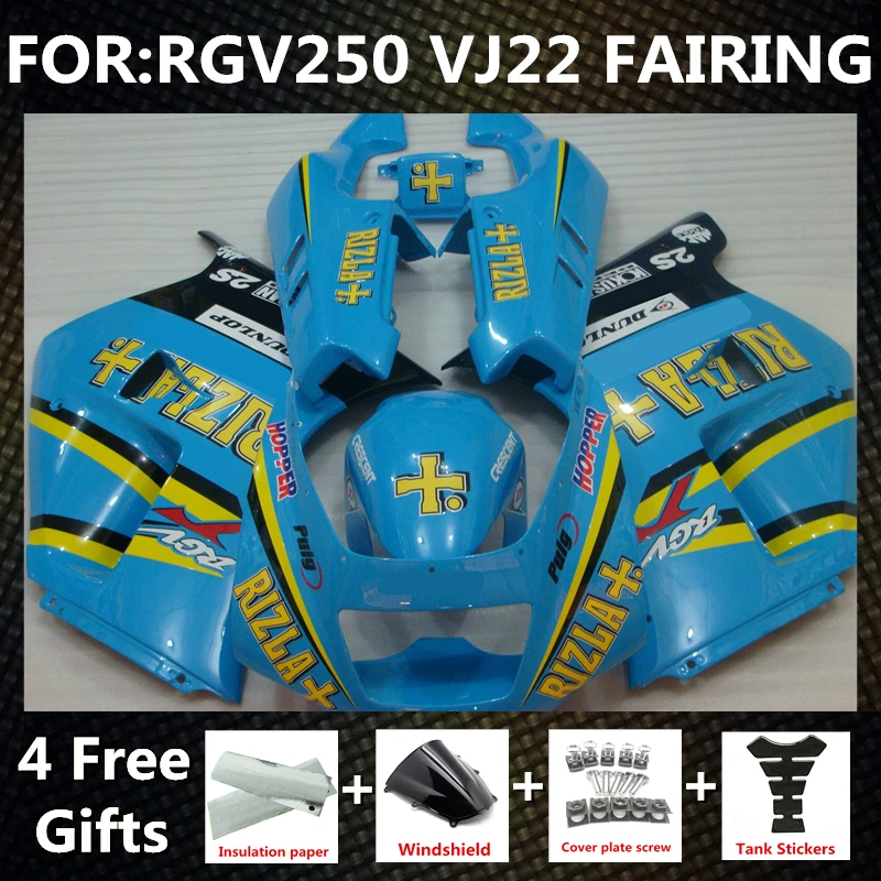 Passend für RGV250 VJ22 1991 - 1994 Motorrad Komplettes Verkleidungsset RGV 250 VJ 22 RGV22 1992 1993 91 92 93 94 Verkleidungskits