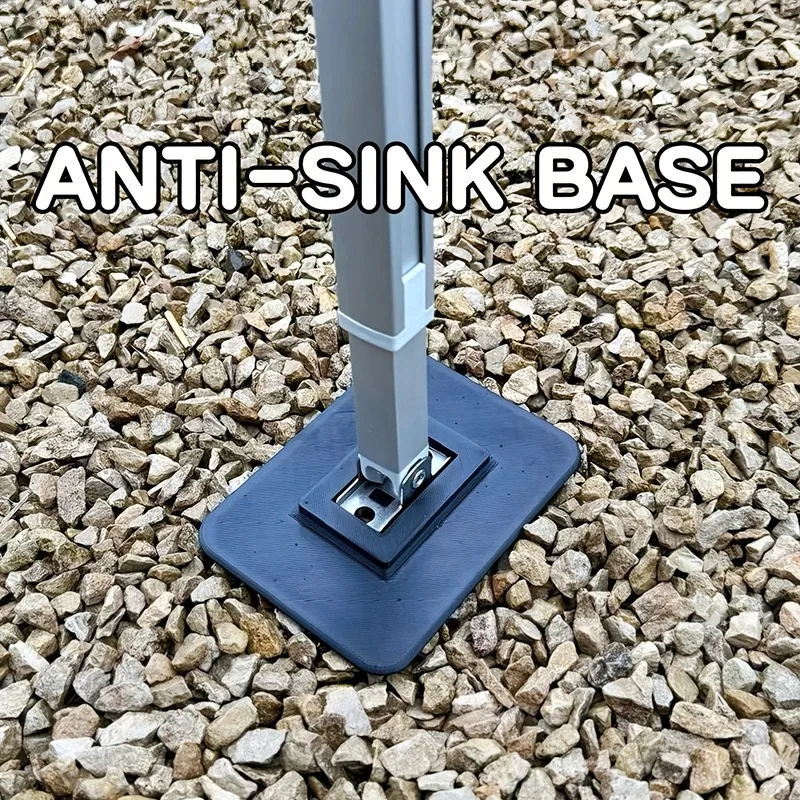Coussinets de support pour auvent de camping-car, 2 pièces, adaptés à Omnistor, base stabilisatrice robuste, adaptés aux sols moelleux, accessoires de camping-car