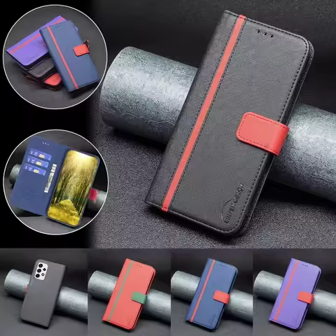 Wallte Flip Leather Case For Samsung Galaxy A03 A03S A12 A13 A22 A23 A31 A32 A51 A52 A53 A71 A72 A73 S22 S21 S20 Ultra Plus FE