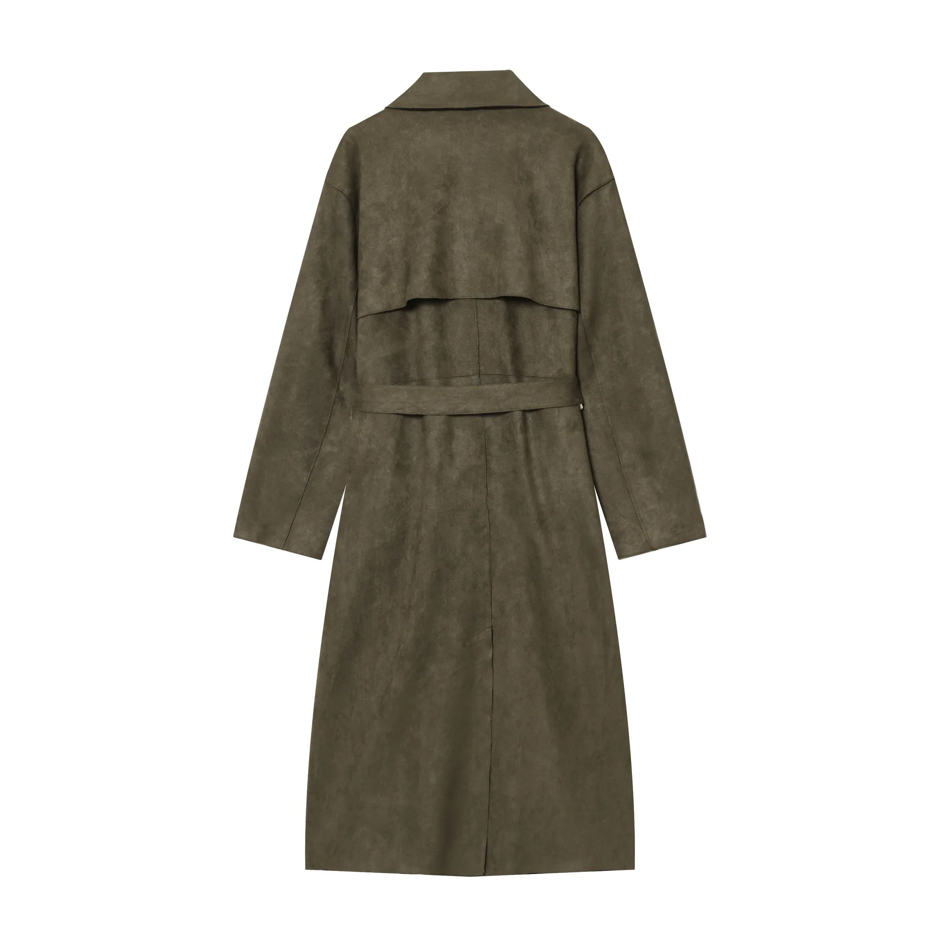 

2025 Autumn and Winter New Women's Long Trench Coat Jacket