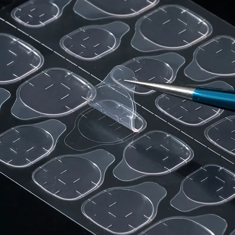 240個入り両面粘着テープグルーシール付け爪用接着剤、フェイクネイルチップ用クリアジェリーゲルパッド、プレスオンネイル、マニキュア23