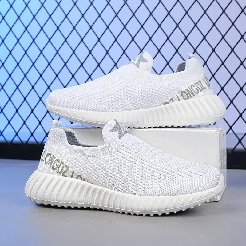 

Детская спортивная обувь на плоской подошве, нескользящая, удобная, легкая, на мягкой подошве, сетчатая, новая повседневная уличная прогулочная обувь для детей