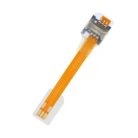 SIM 카드 확장 컨버터, 2FF 표준 포지티브 소프트 플렉스 FPC 케이블 확장, 10cm 어댑터 컨버터 케이블 Best5 SIM 카드 확장 컨버터, 2FF 표준 포지티브 소프트 플렉스 FPC 케이블 확장, 10cm 어댑터 컨버터 케이블 Best5
