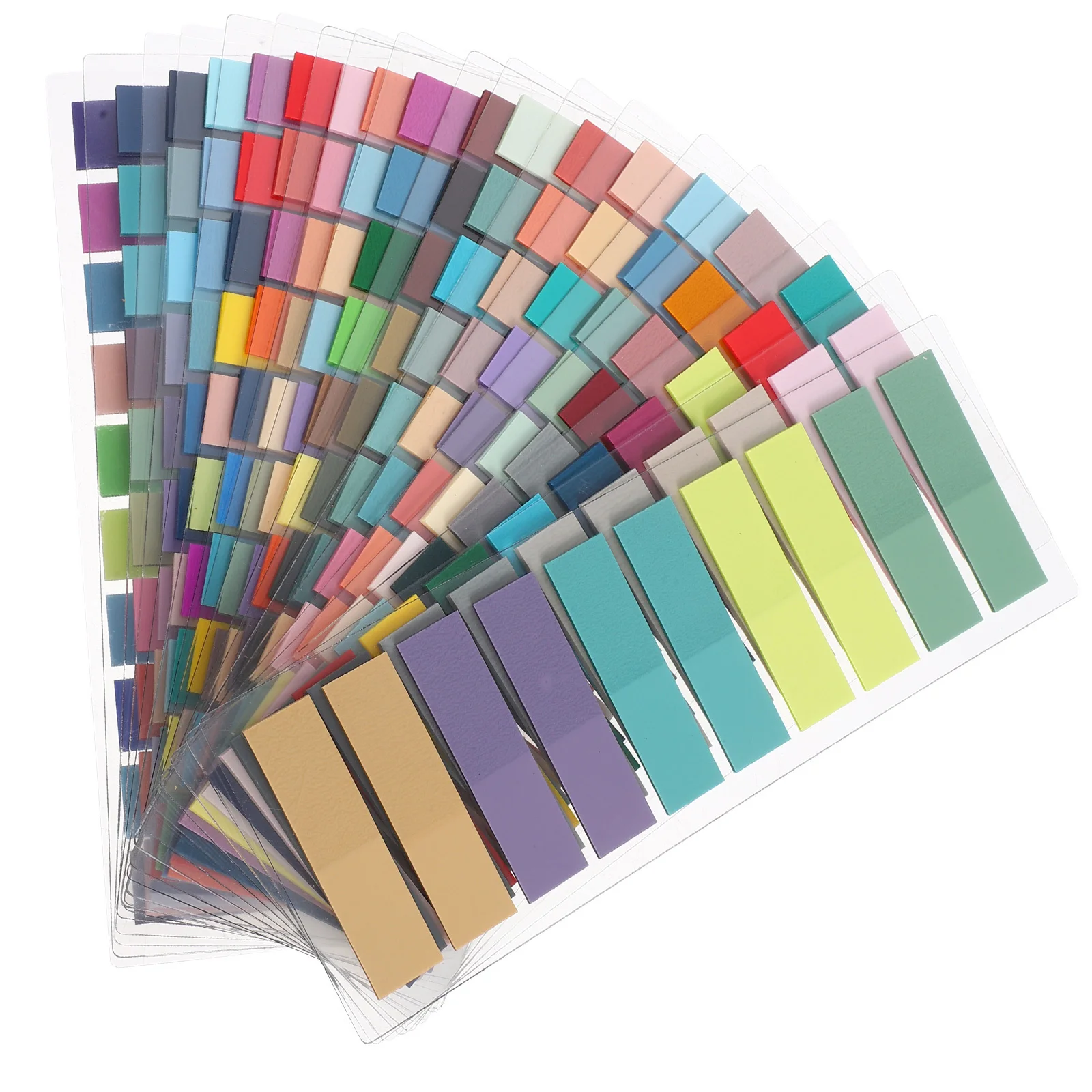 

18Sets Sticky Index Tabs Pastel Color Refillable Writable Page Markers for Notebooks Books Small Memo Pads Adhesive Labels