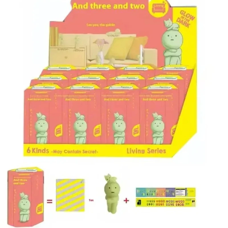 

S Angel Party Blind Box Hippers Living Series Recorative Mini Figure Doll Christma Toys Gift Cute Noctilucent Decoration Doll