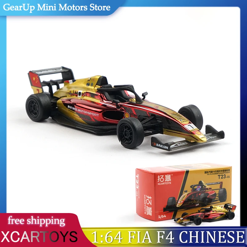 Формула-f4-xcartoys-1-64-m21-f4-Презентация-2024-fia-f4-Китай-Чемпионат-Имитационная-модель-автомобиля-из-сплава-Гоночная-серия-Коллекция